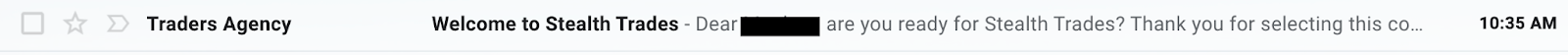 Order confirmation email preview